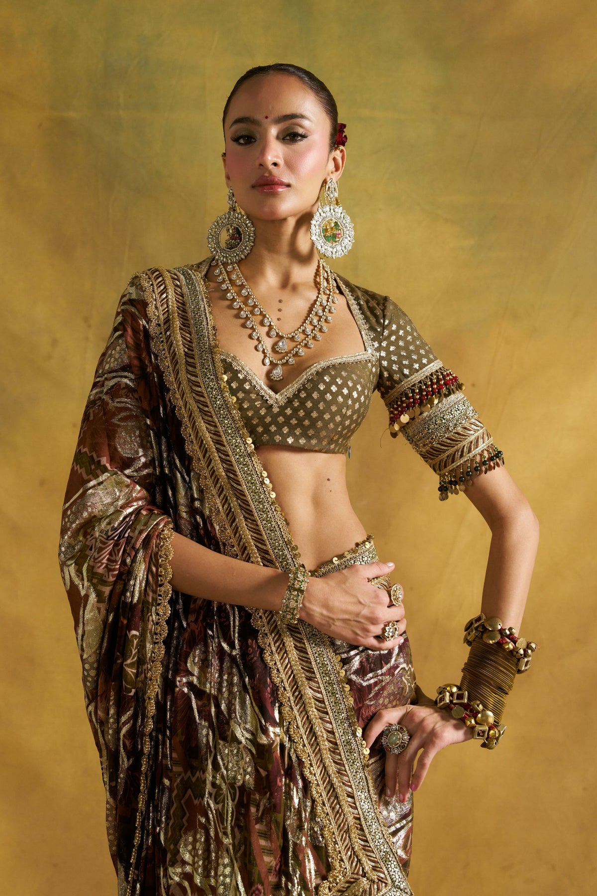 Param Sundari Saree Set
