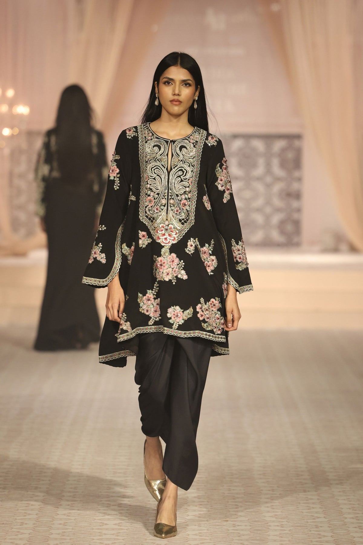 Raina Intricate Embroidered Skirt Set