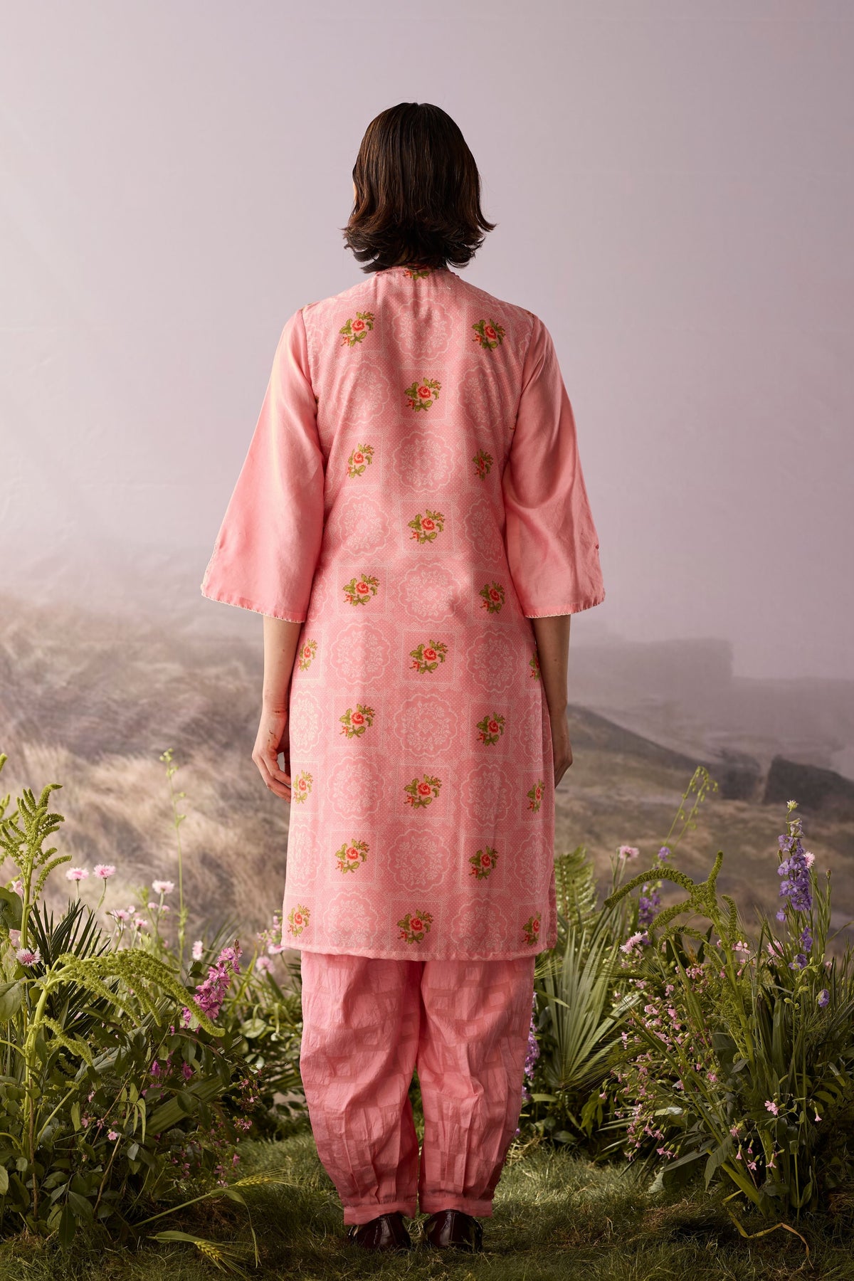 Rose Floral Kurta