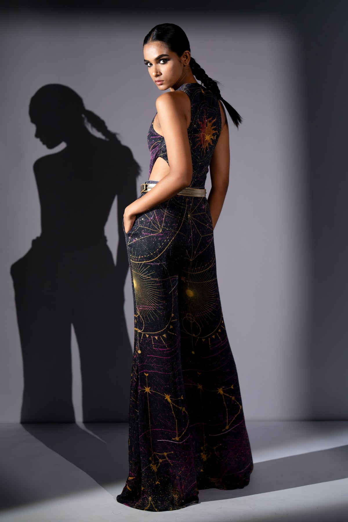 Purple Cut Out Co-ord Set