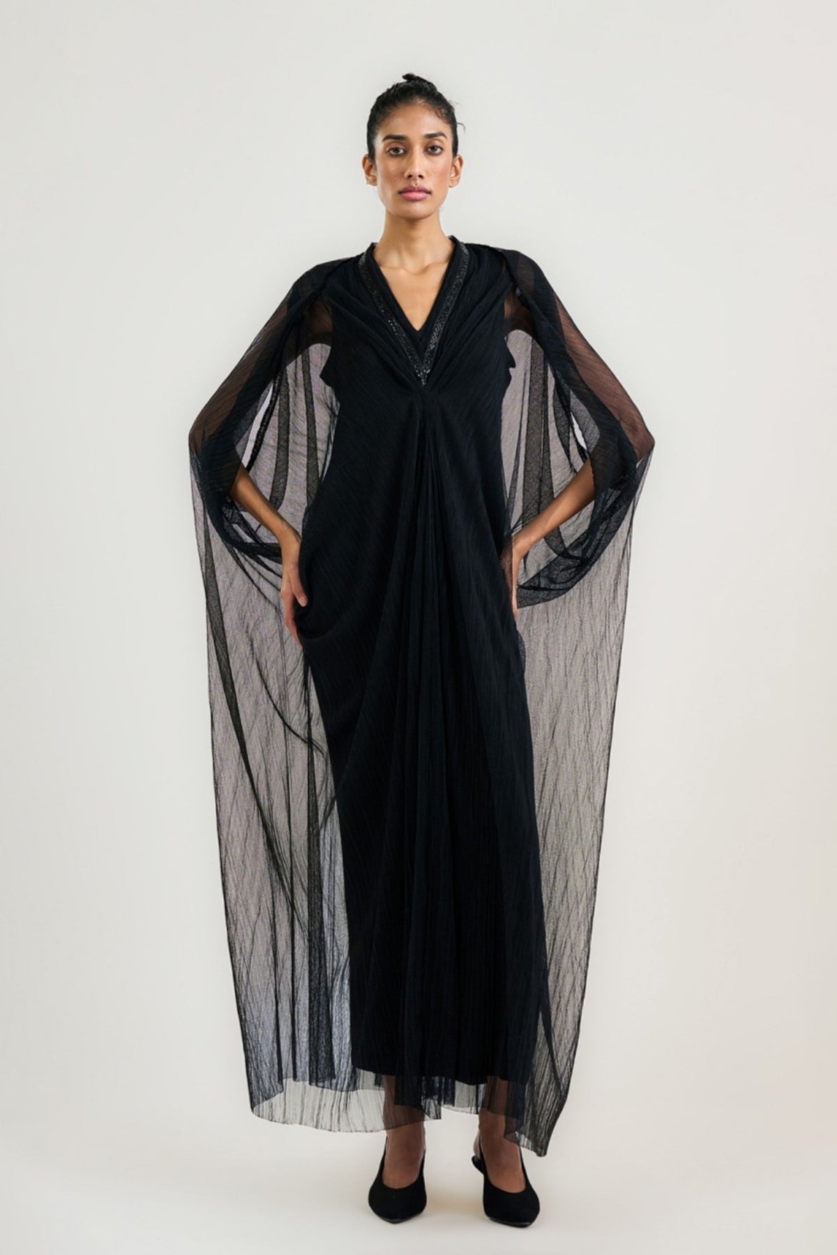 The Crinkled Evening Kaftan