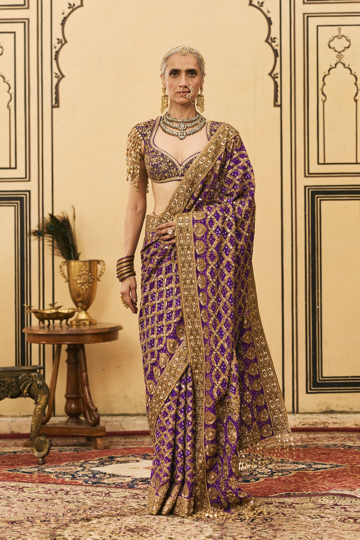 Banafsha Saree Set