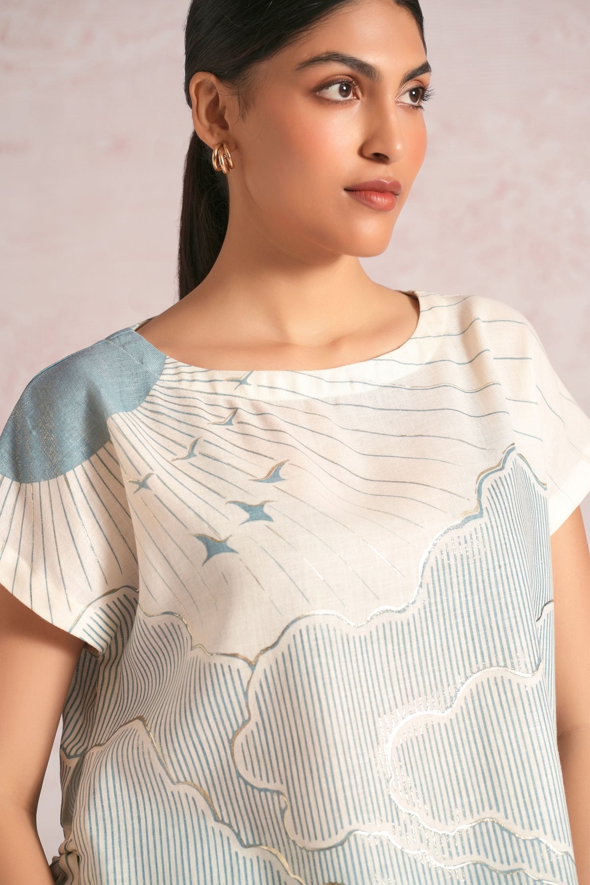 Silver Blueberry Top