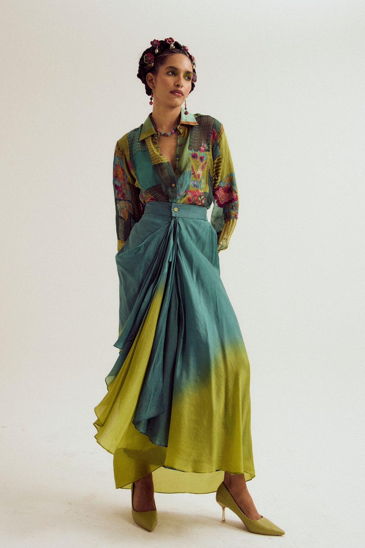 Turq Vinca Skirt