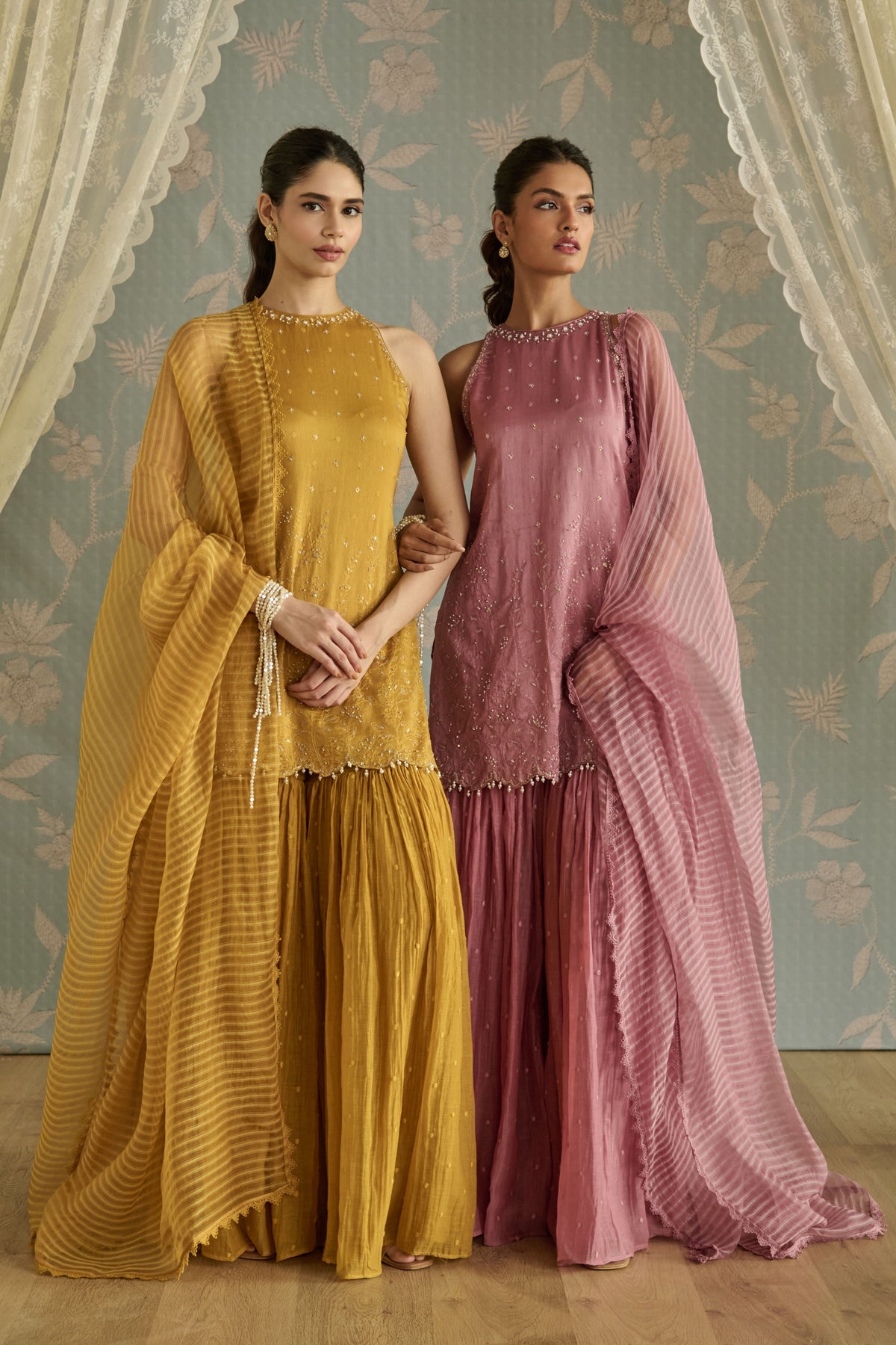 Blush Ira Gharara Set