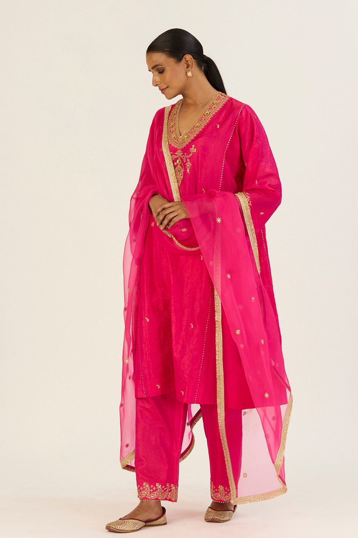 Navya Fuschia Kurta &amp; Pants