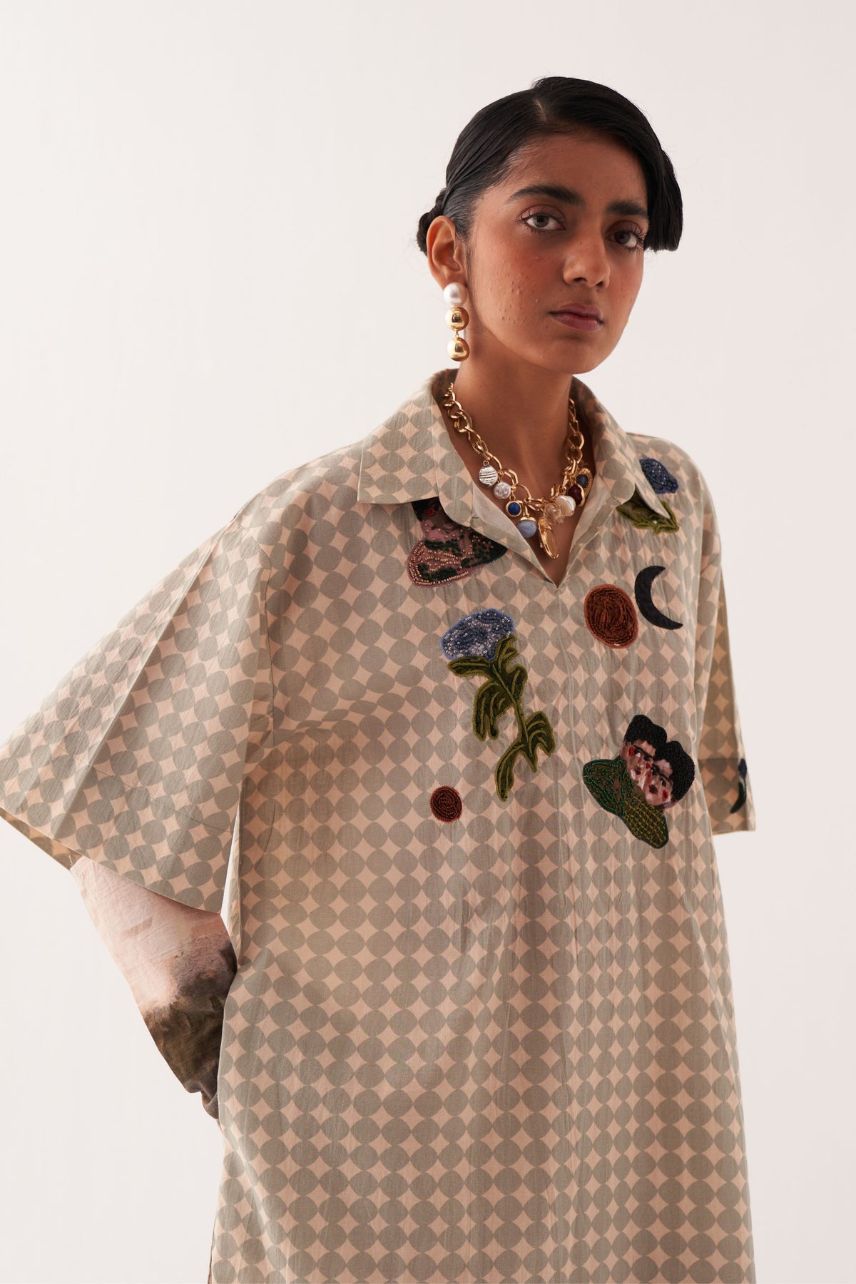 Frida Embroideried  Mh Dress