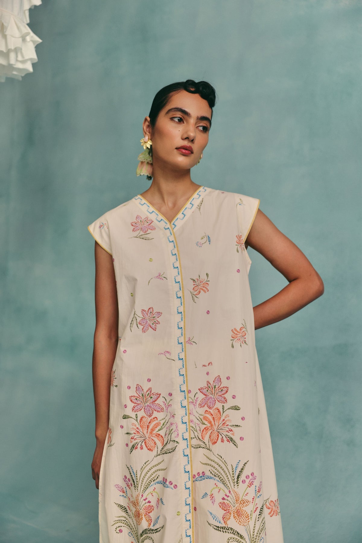 Hibiscus Kurta Set