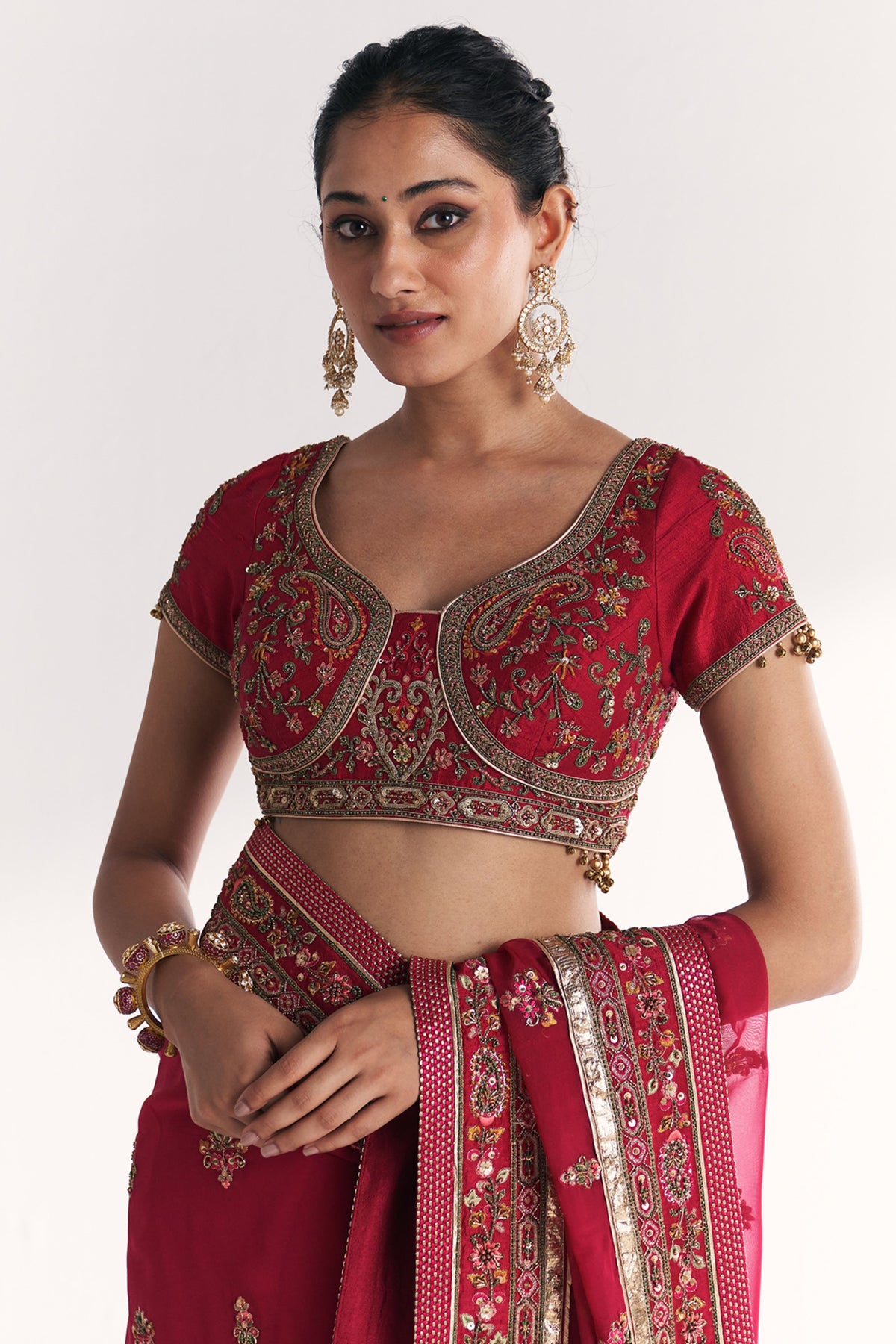 Gauri Magenta Pink Saree