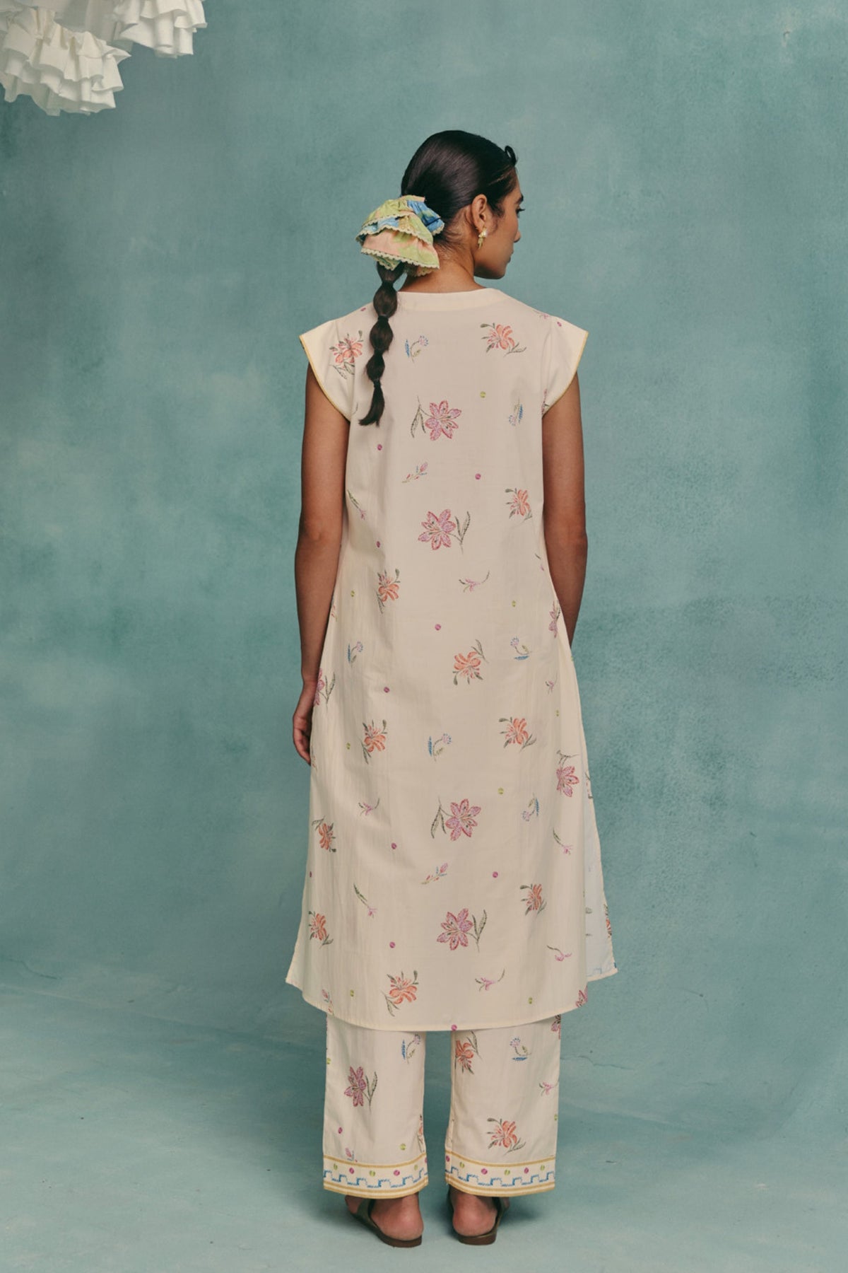 Hibiscus Kurta Set