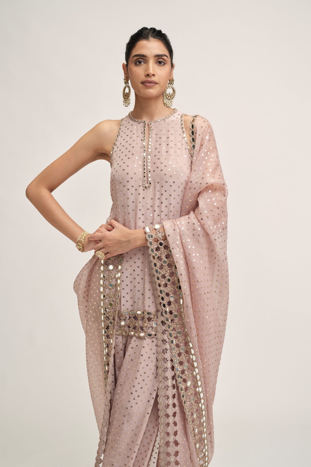 Ash Kurta Set
