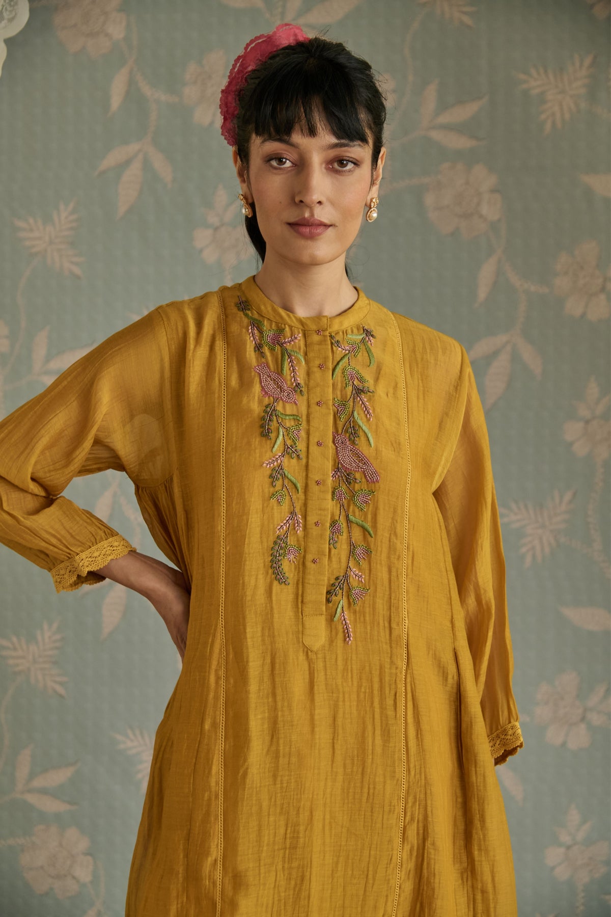 Yellow Zehra Co-ord Set