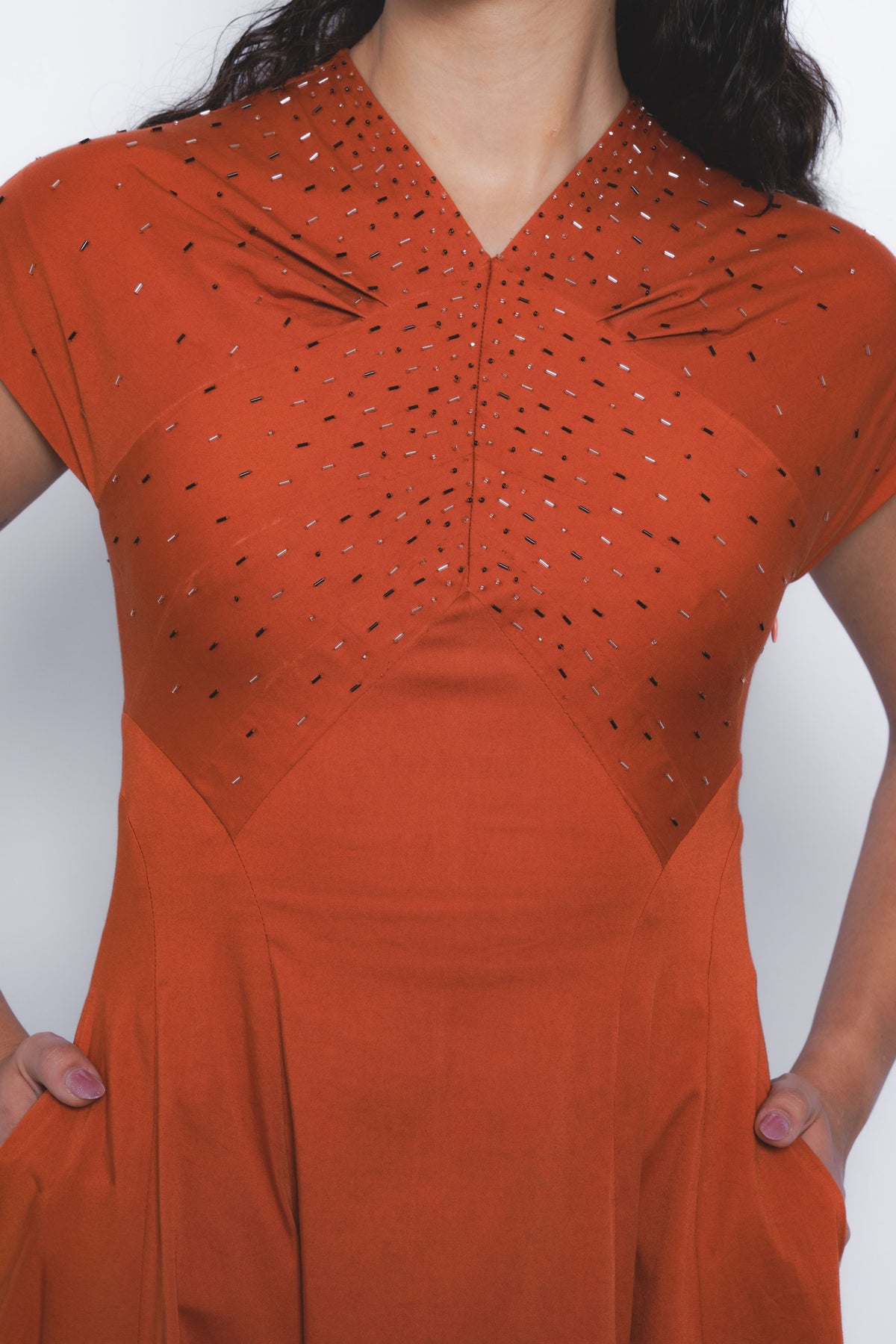 Brillo Flame Dress