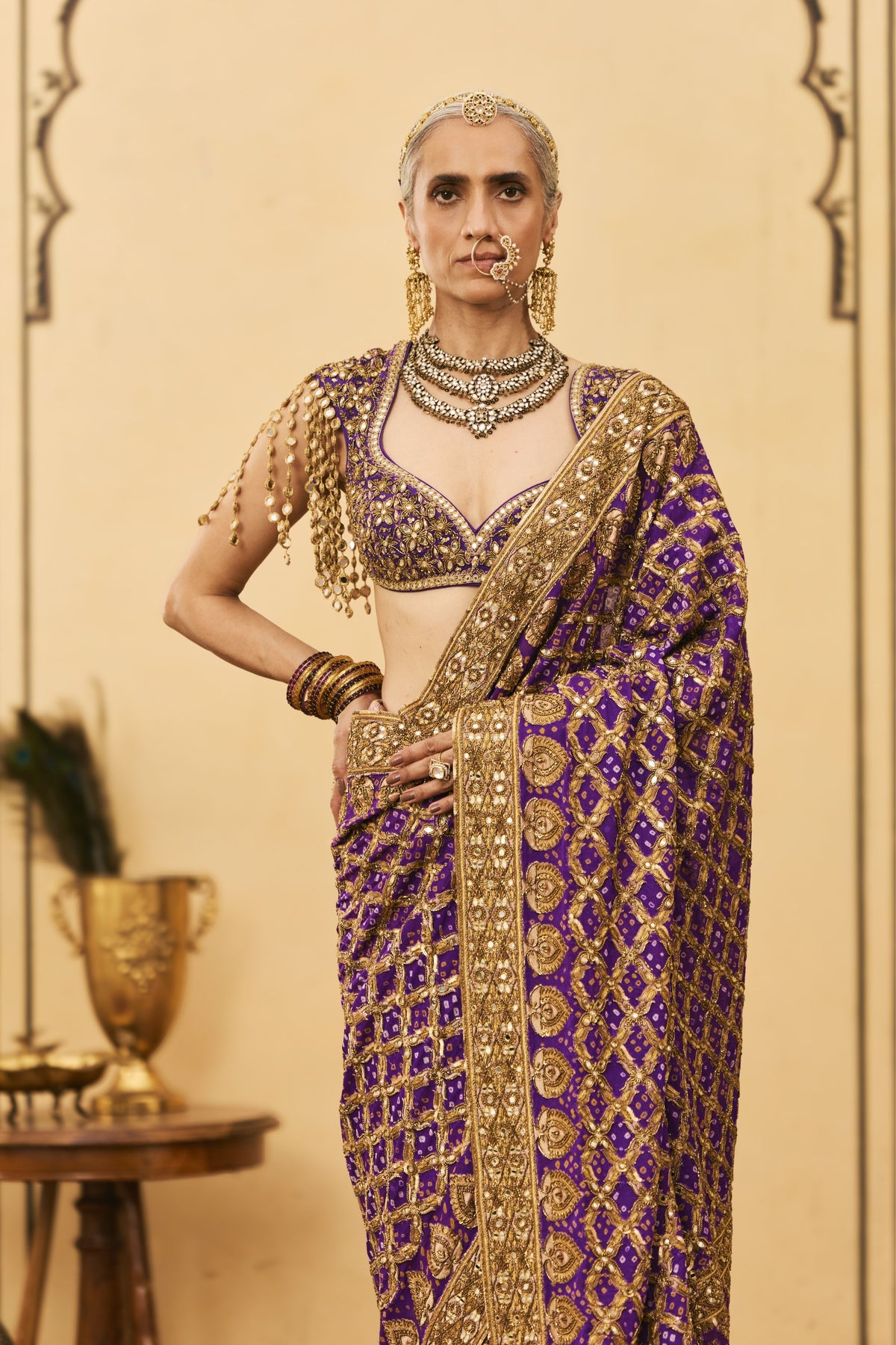 Banafsha Saree Set