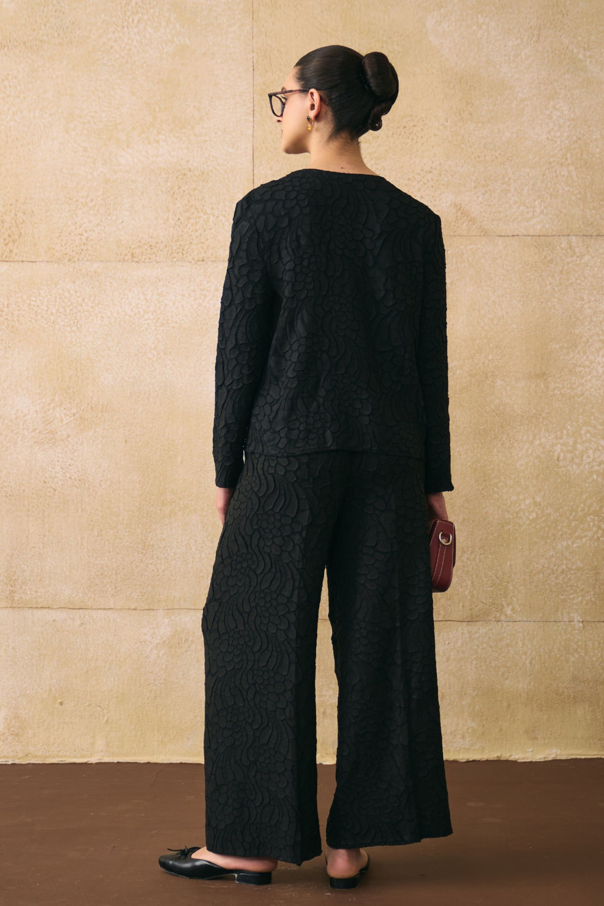 Black Elnia Co-ord Set