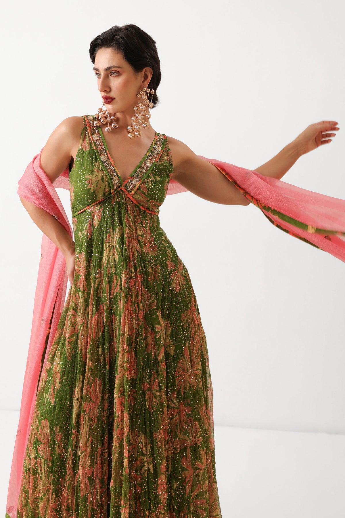 Subo-drishti Anarkali Set