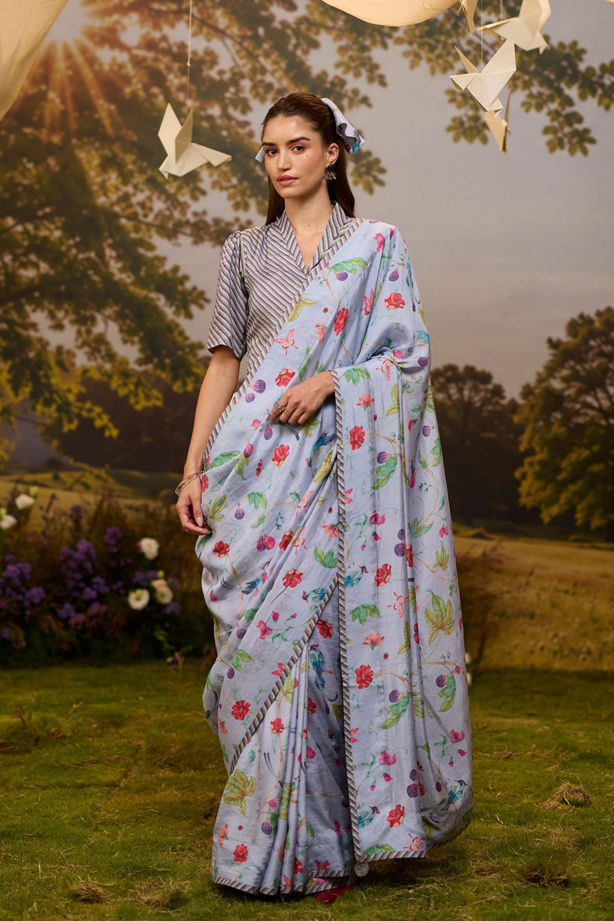 Fig n Fable Lilac Saree