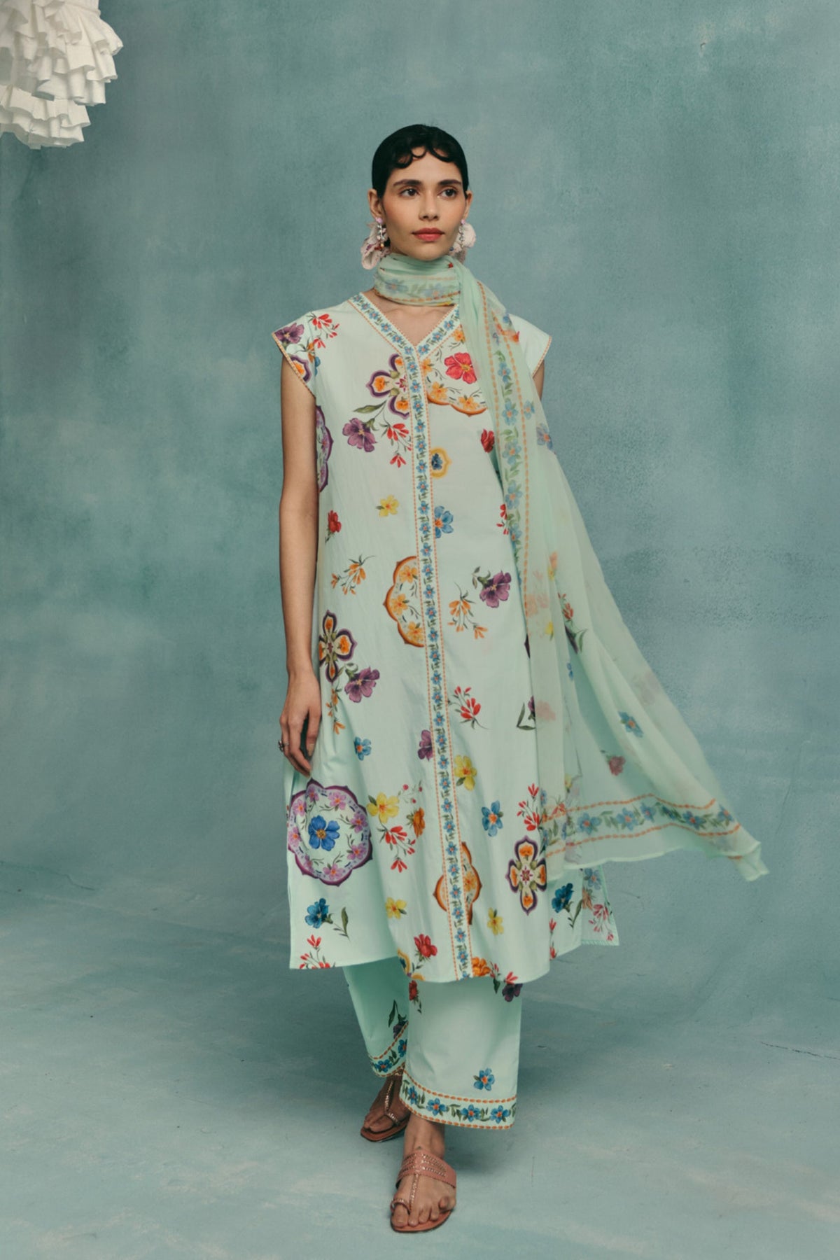 Daisy Blue Kurta Set