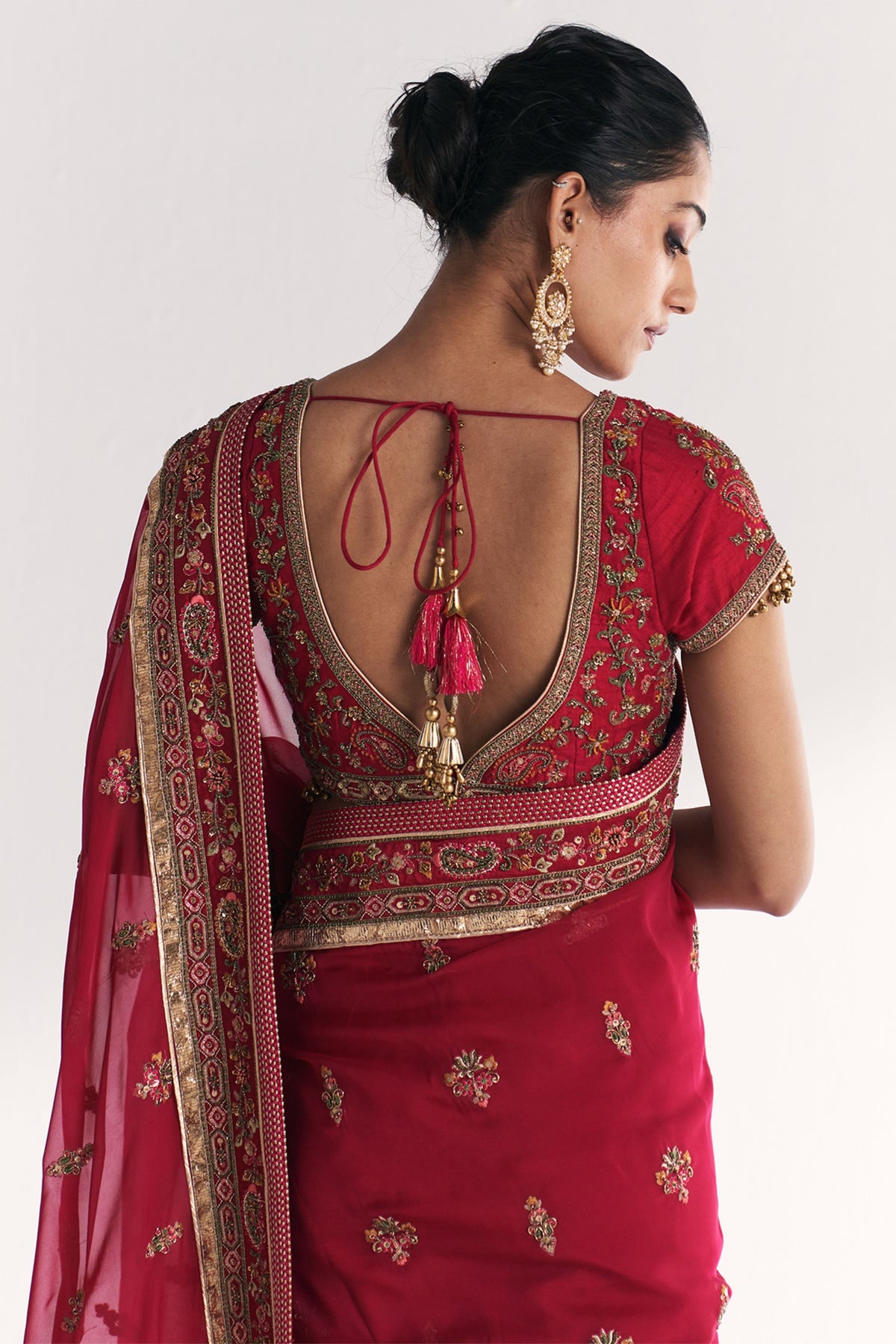 Gauri Magenta Pink Saree