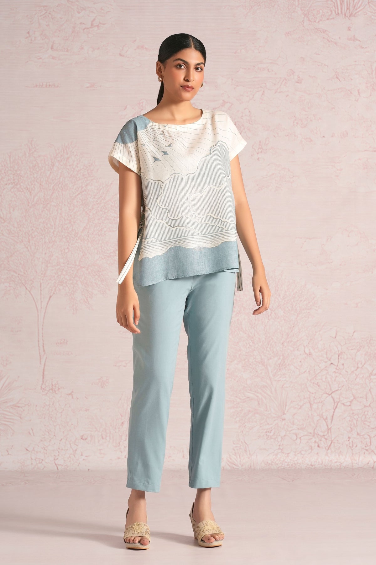 Silver Blueberry Top