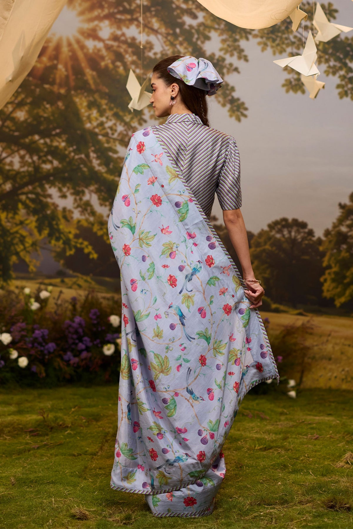 Fig n Fable Lilac Saree