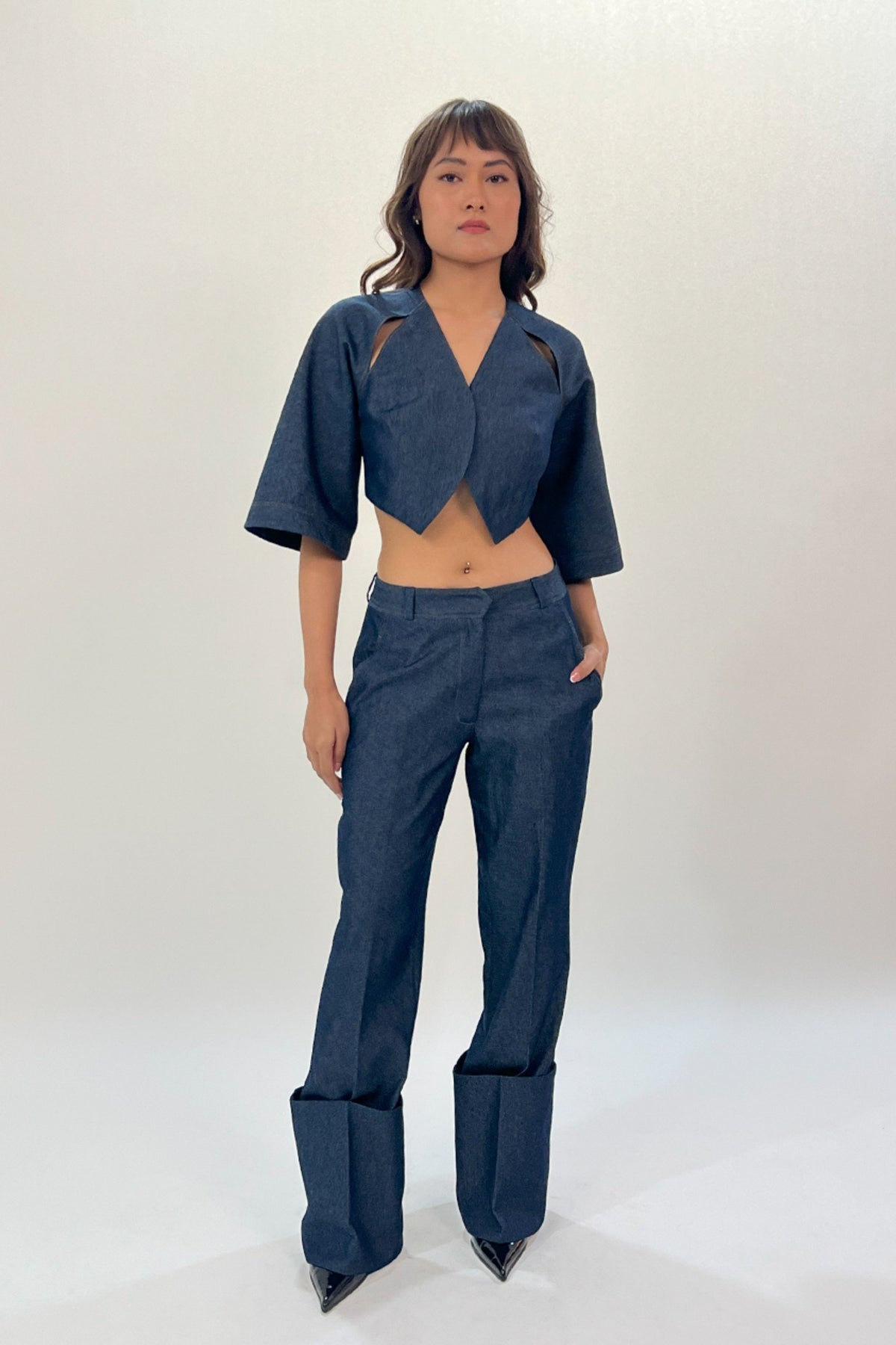 Folded Hem Pants