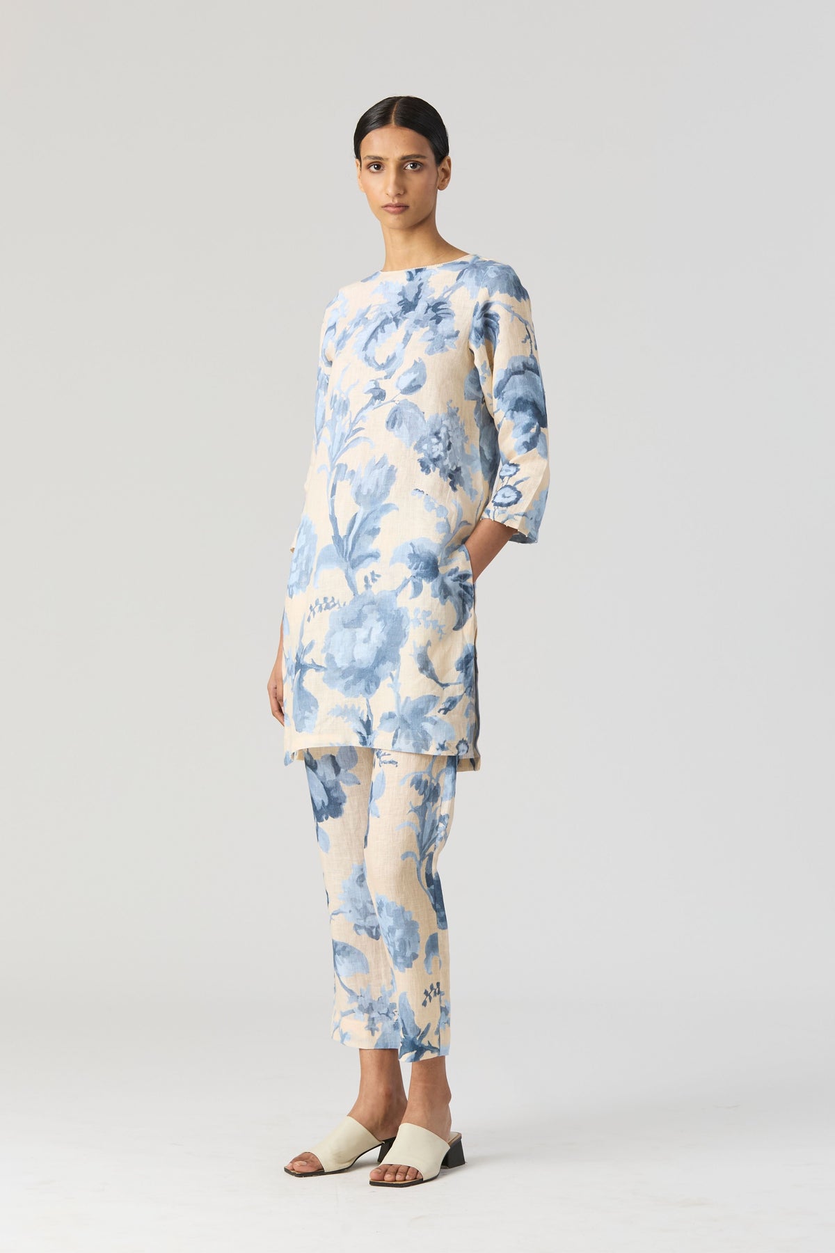 Juno Linen Kurta Set