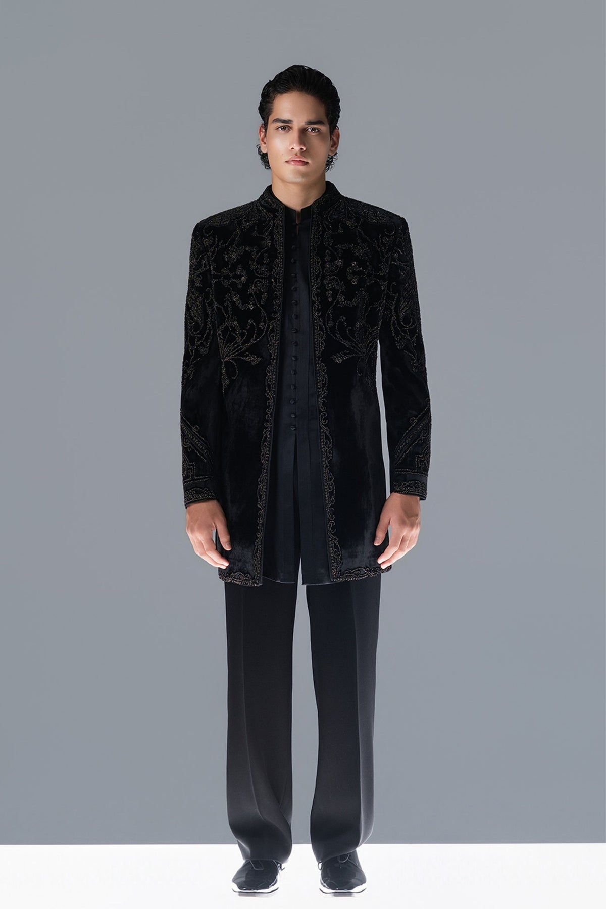 Midnight Grove Sherwani Set