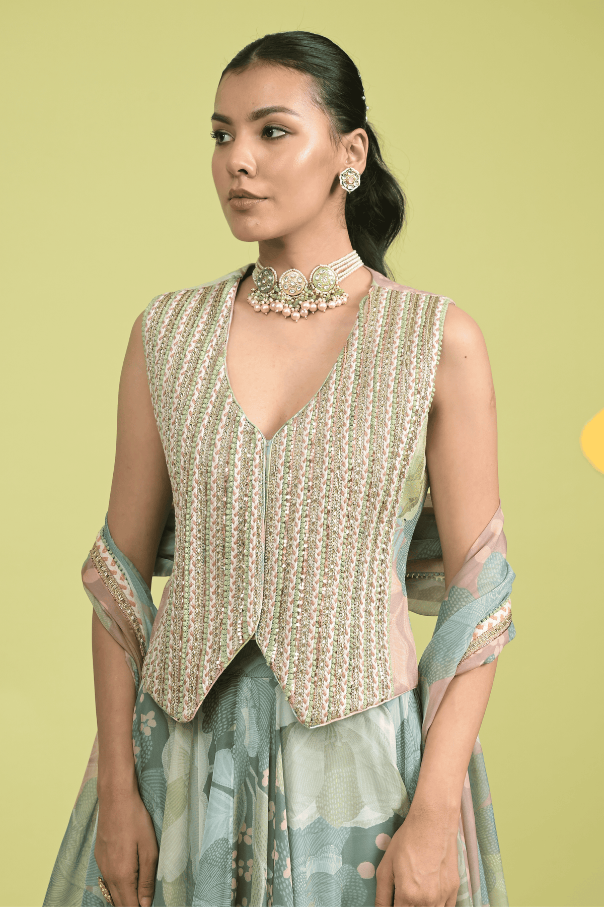 Meadow Luxe Lehenga Set