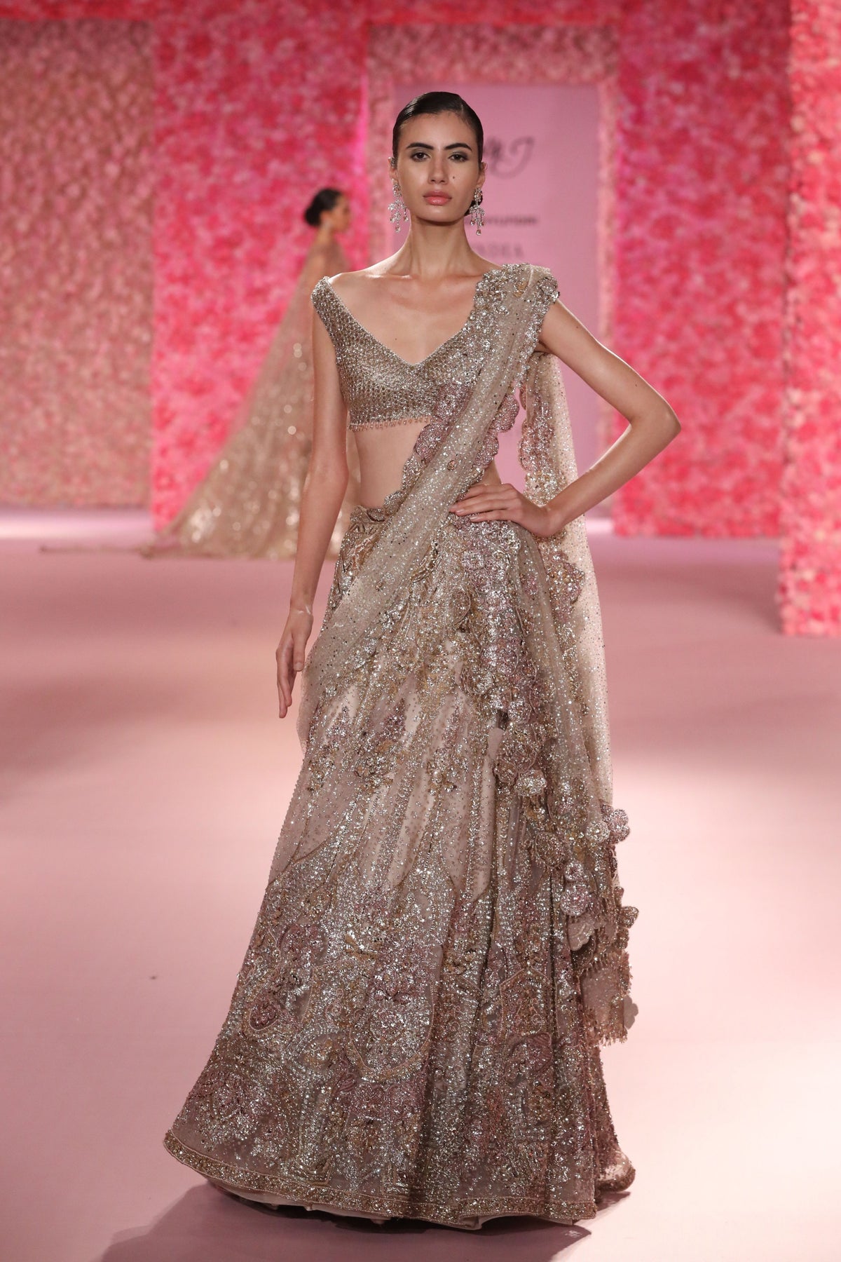 Lena Shimmer Lehenga Set