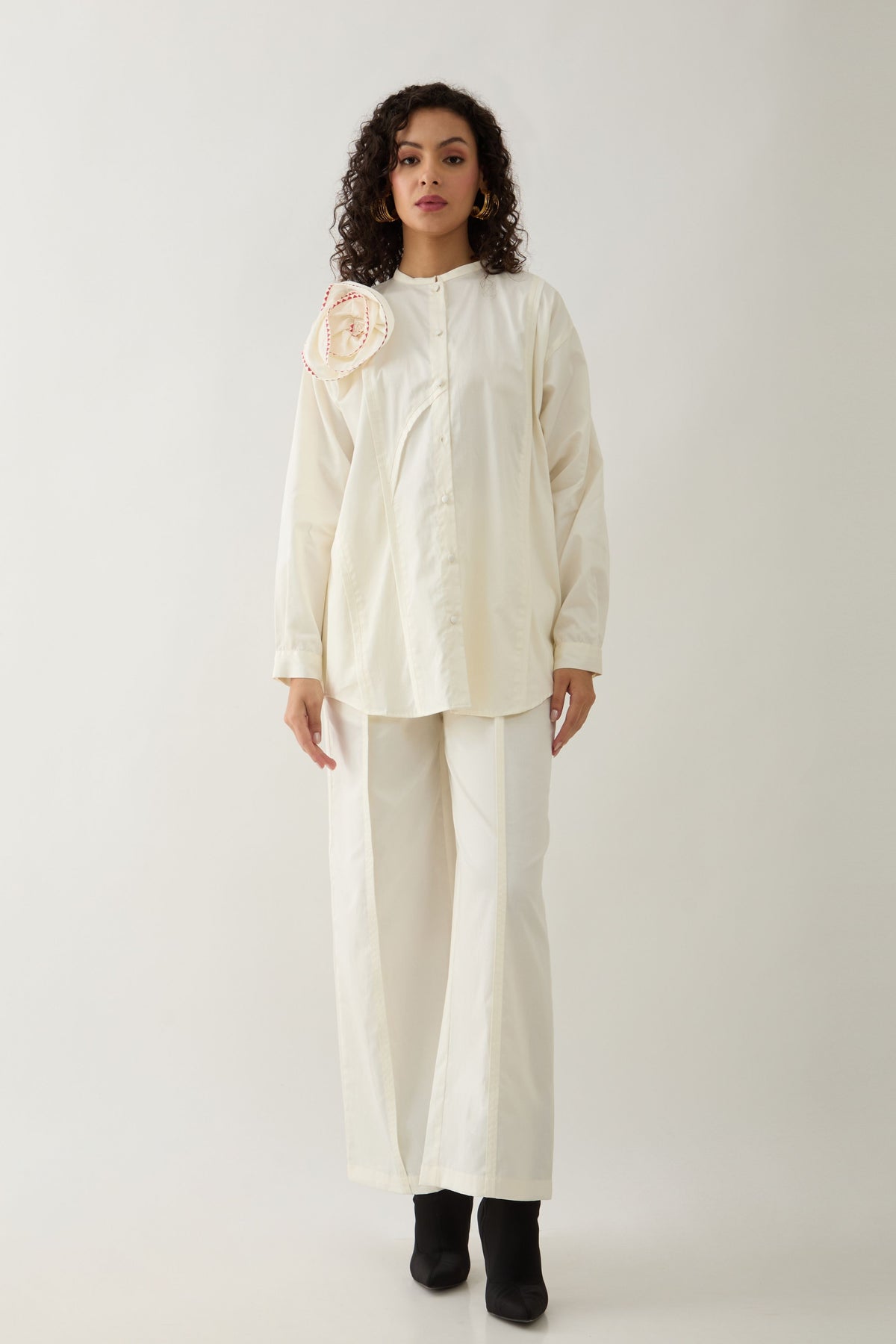 Off White Rosette Shirt