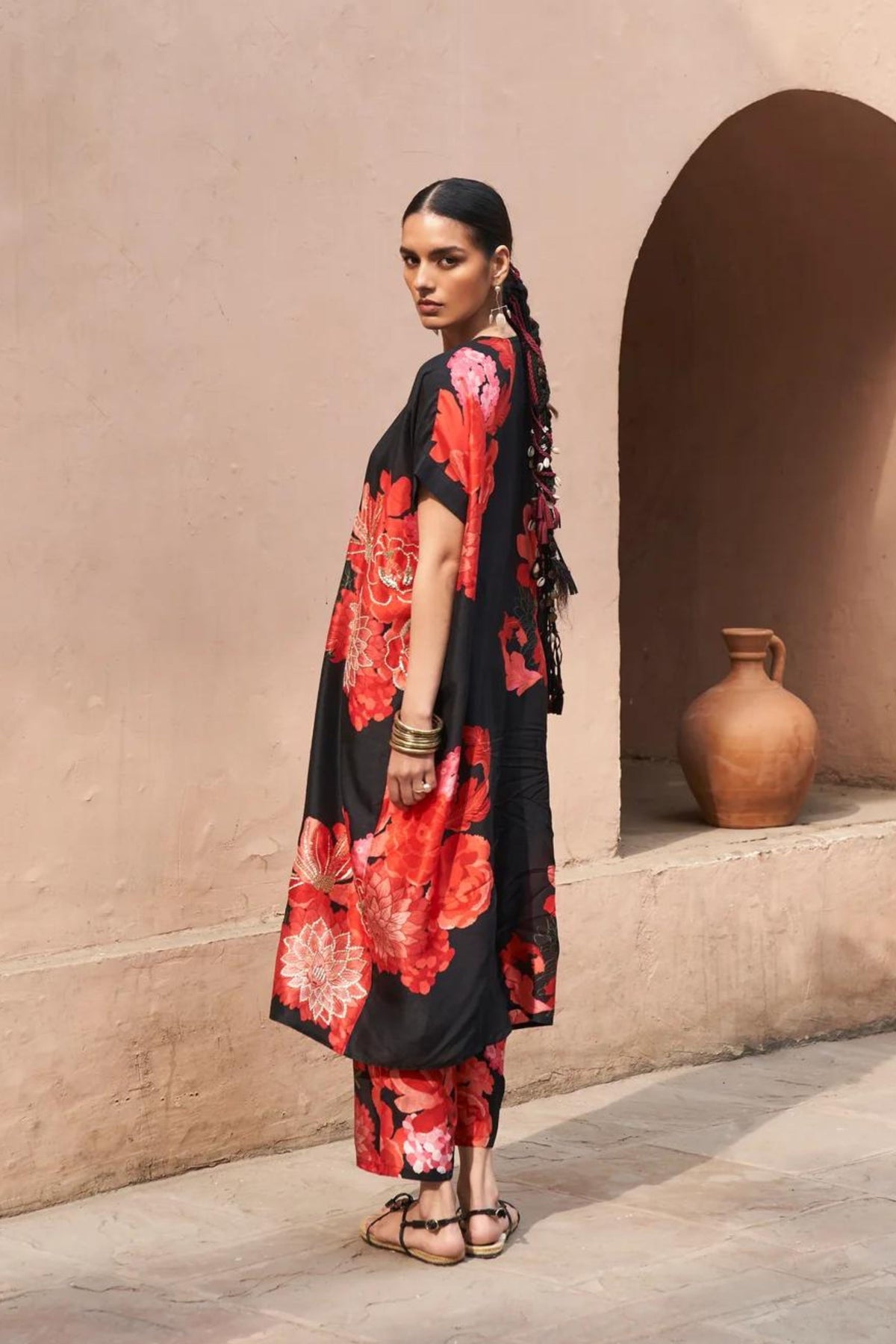 Black Moroccan Oversize Set