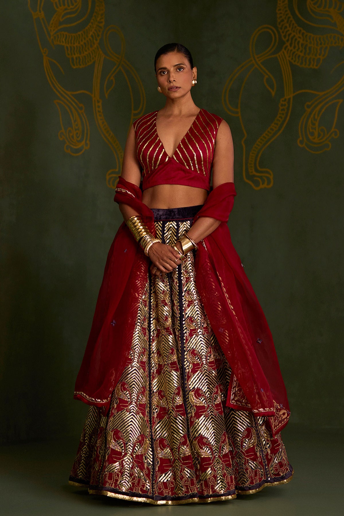 Trinetra Lehenga Set