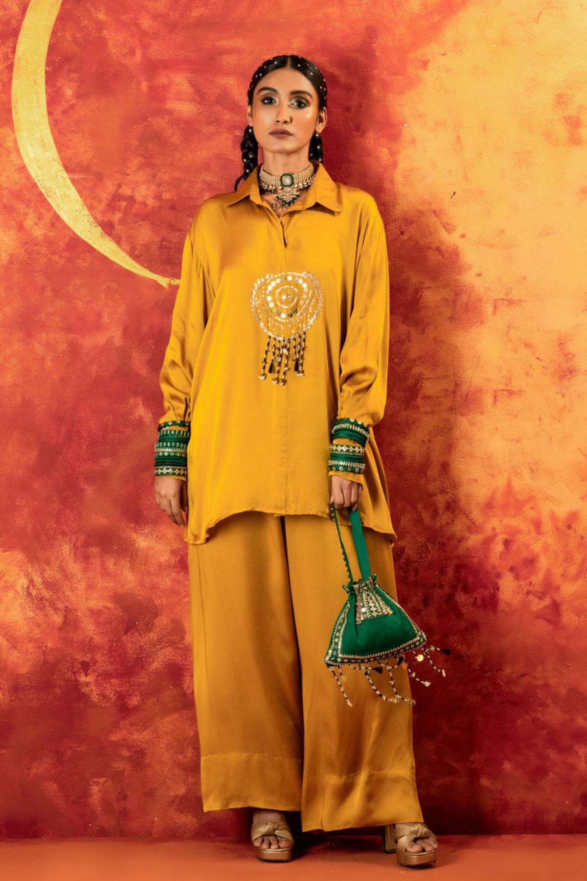 Mahi Mustard Co-ord Set