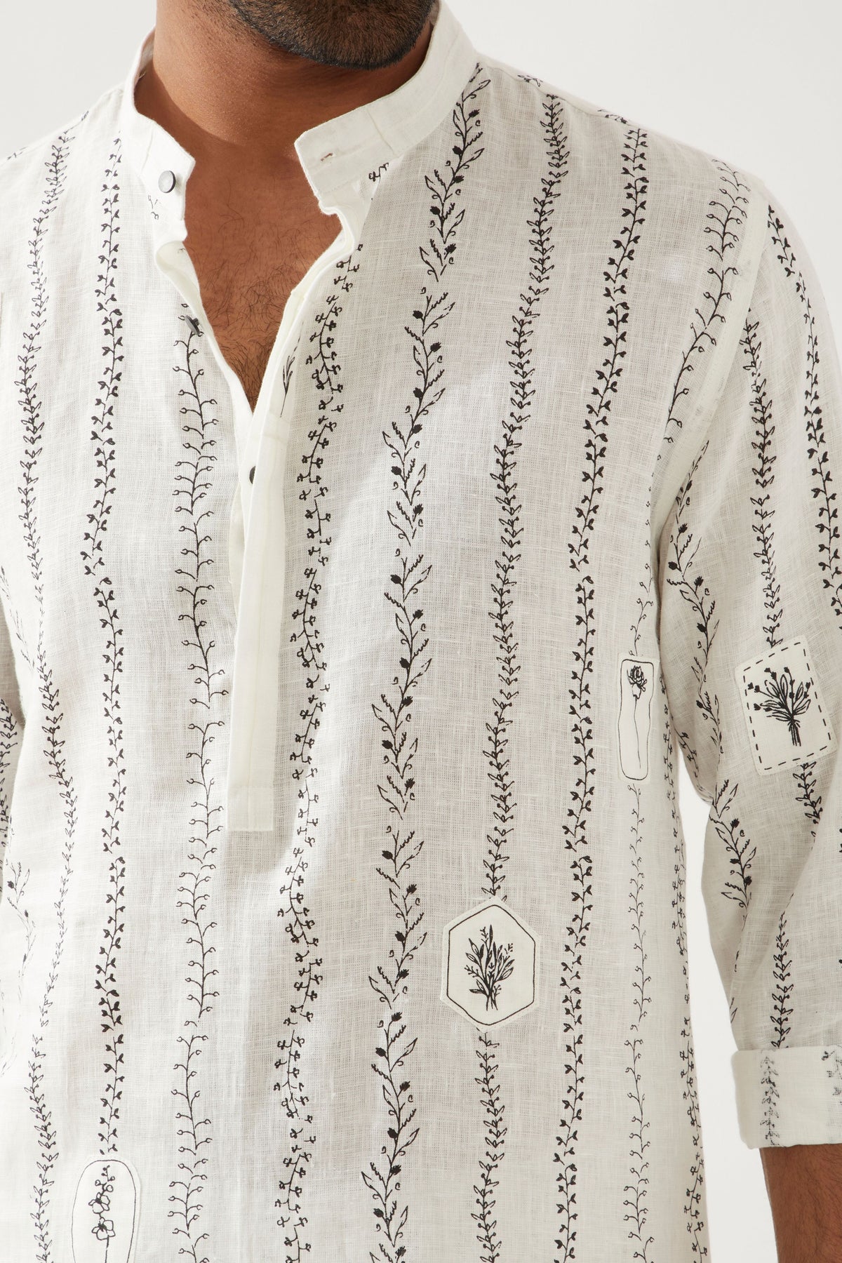 Kevin Vine White Kurta