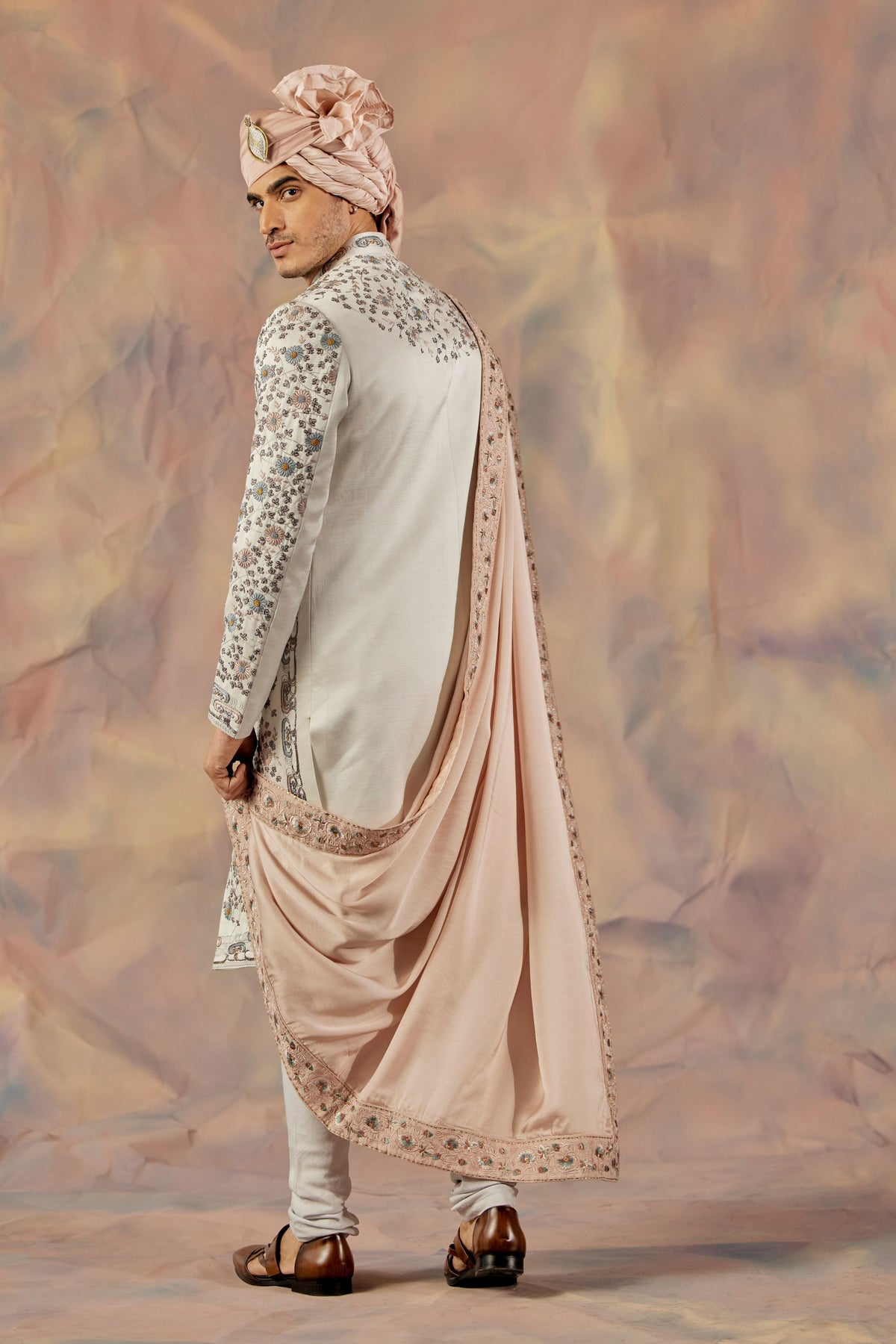 Silver Lining Sherwani Set