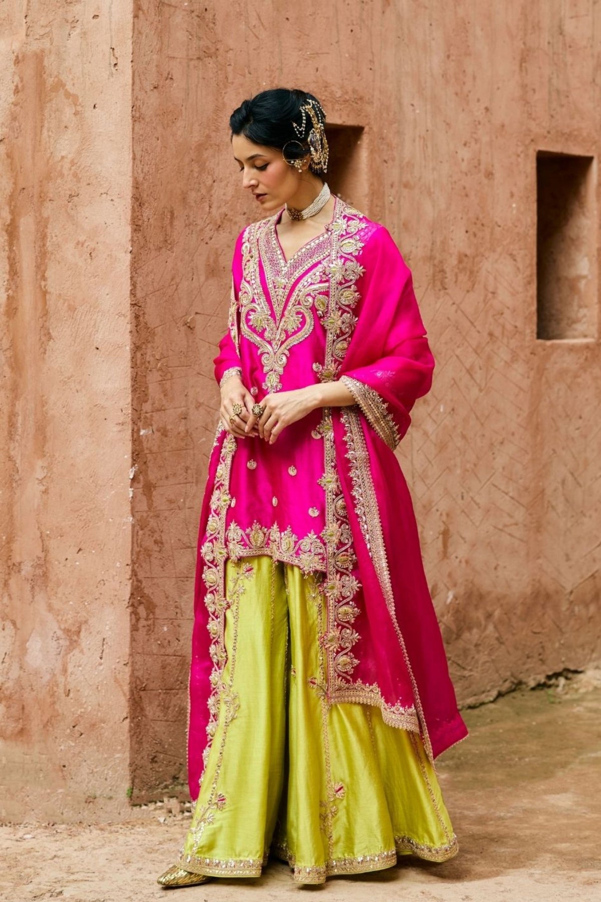 Heer Sharara Set