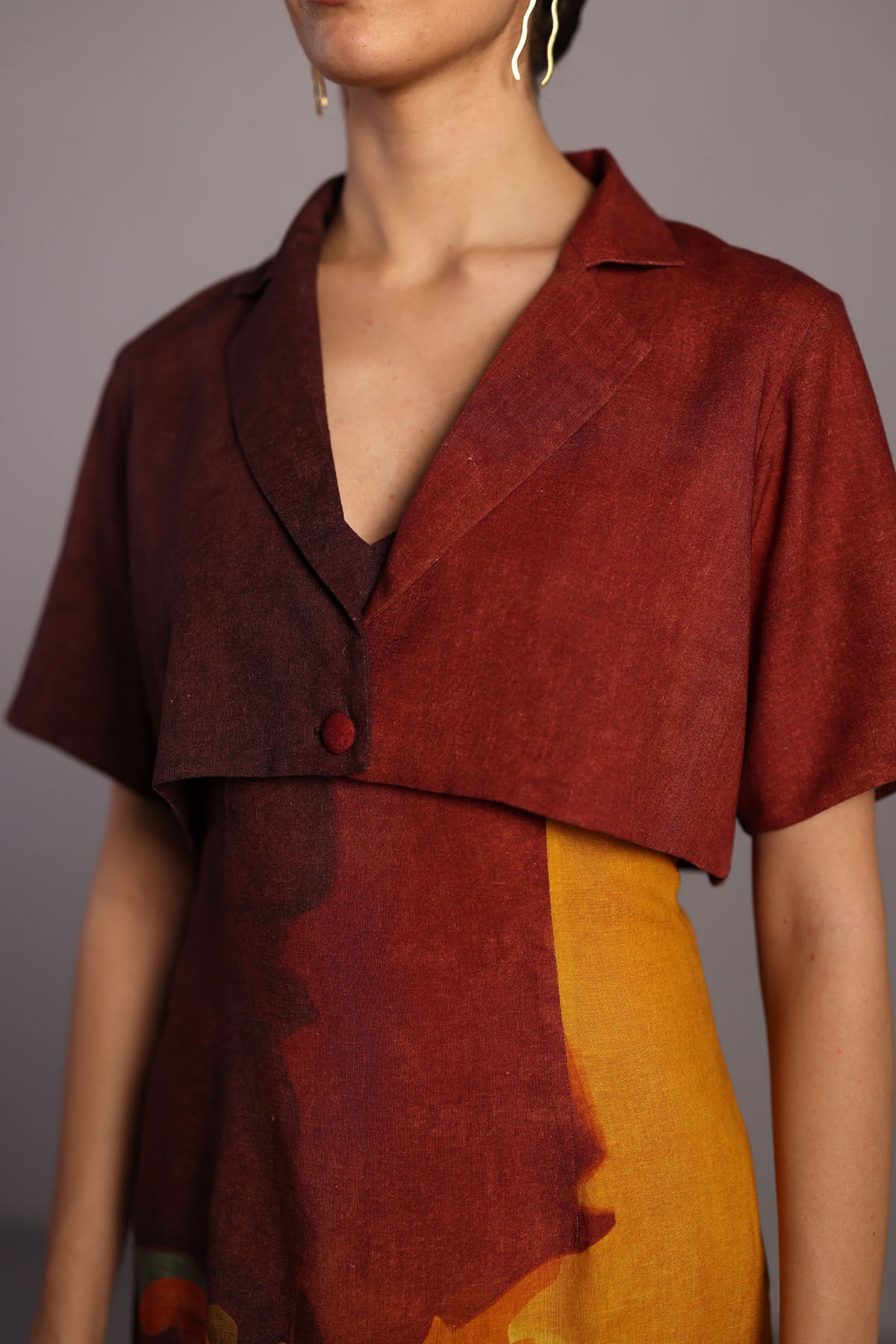 Diffuse Brown and Ochre Jacket