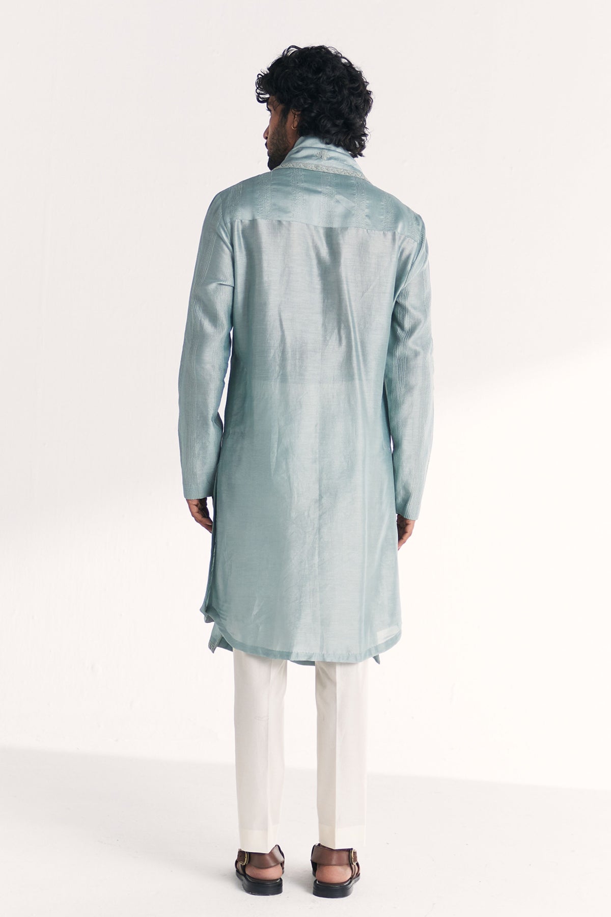 Khyal Blue Kurta Set