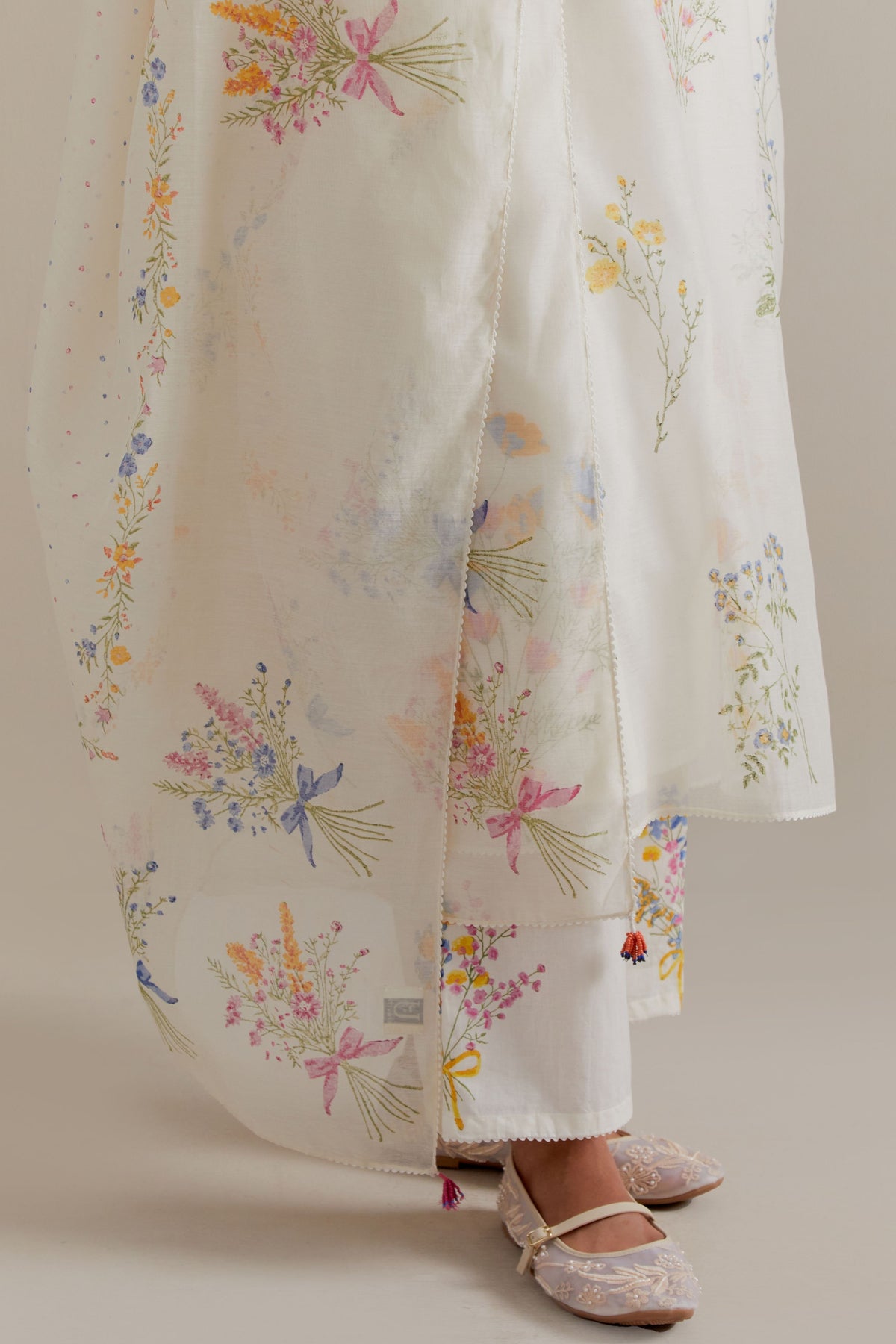 Multicolour Floral Kurta Set