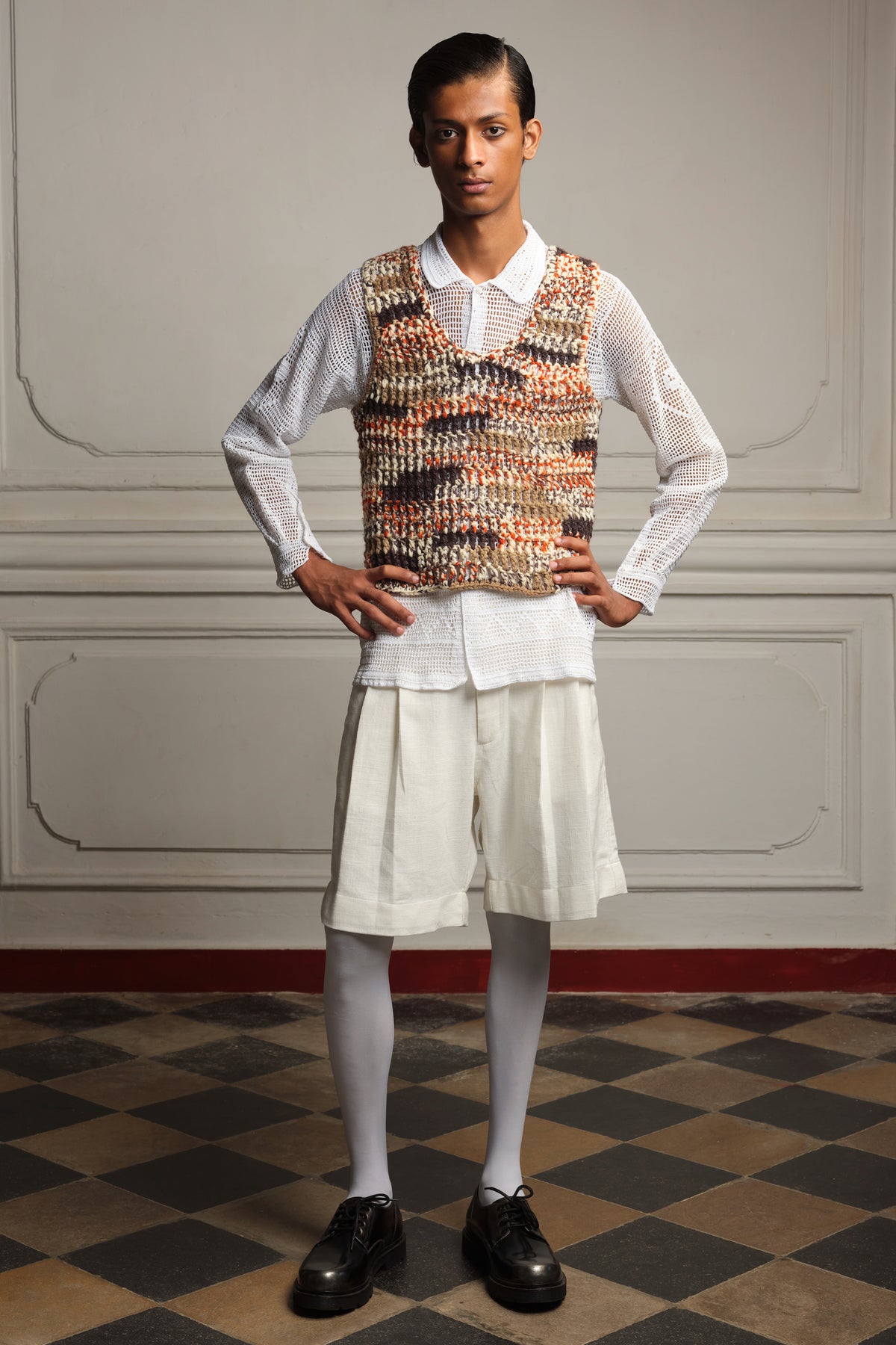 Hand crocheted ganji with shorts