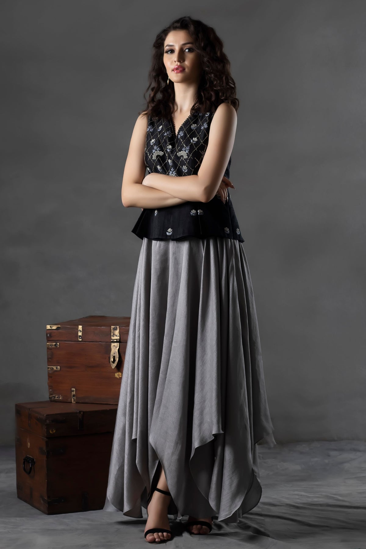 Naina Peplum Set