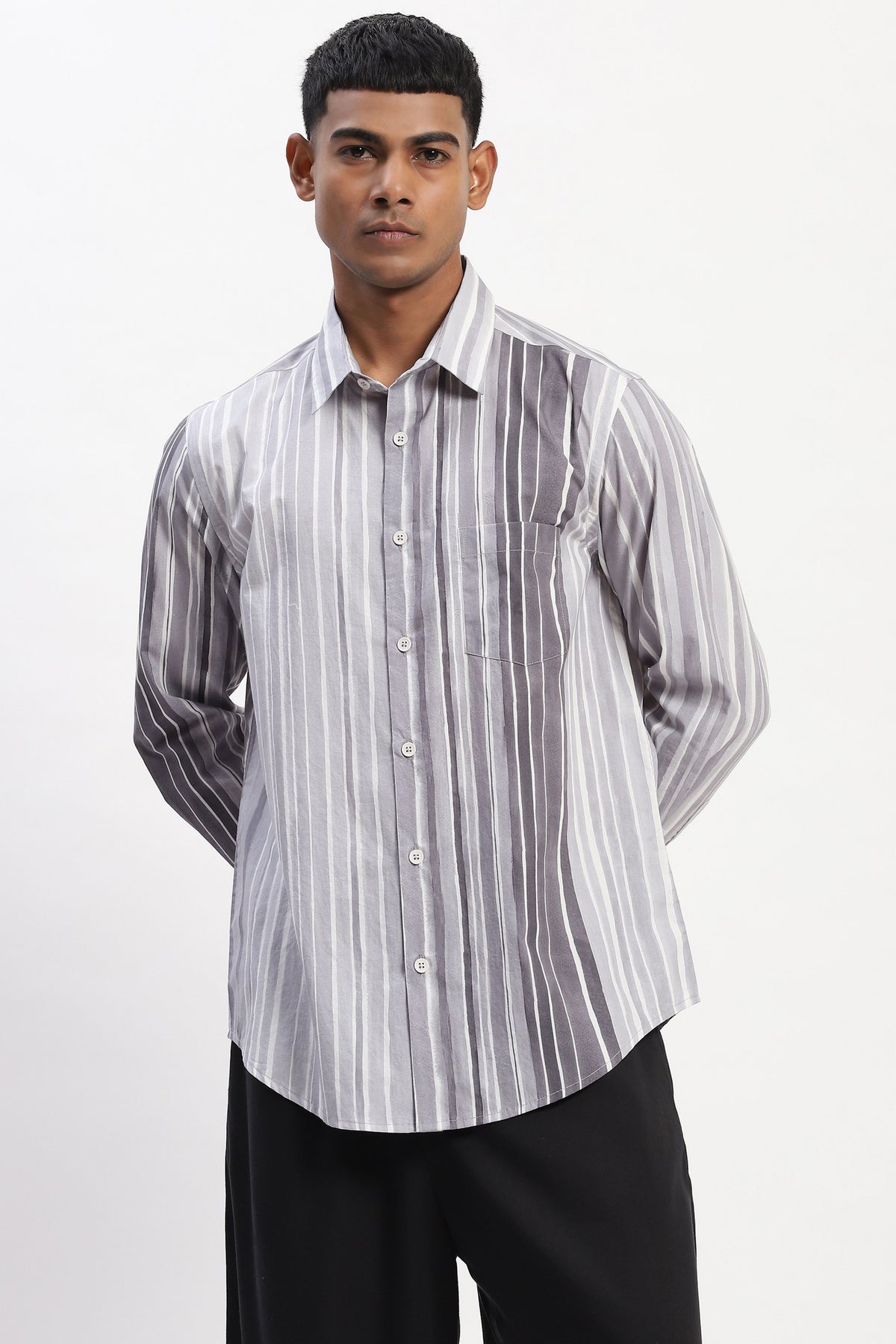 Watercolour Stripes Shirt