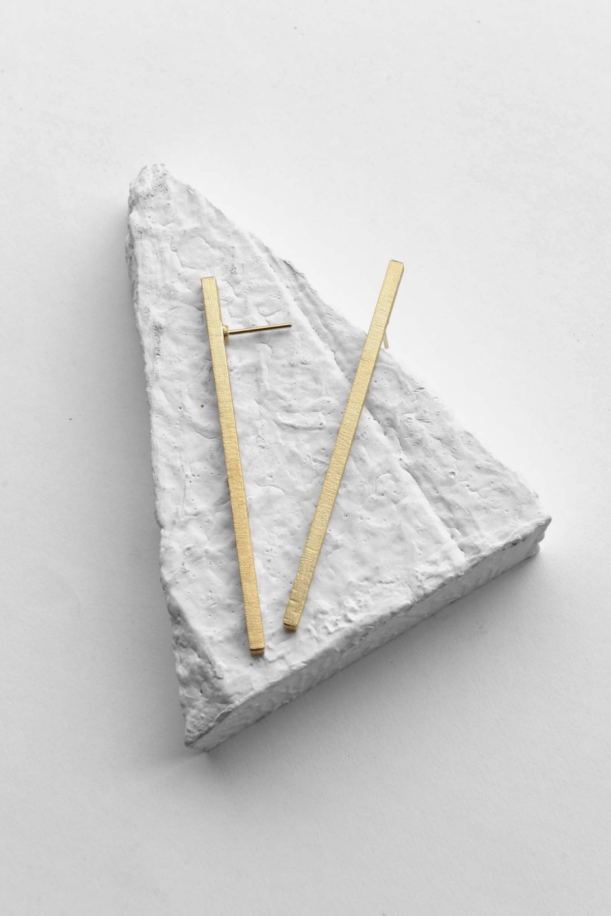 Less Is More Golden Earrings