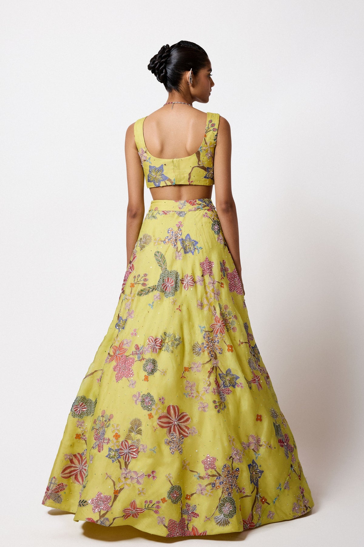 Orelia Organza Lehenga Set