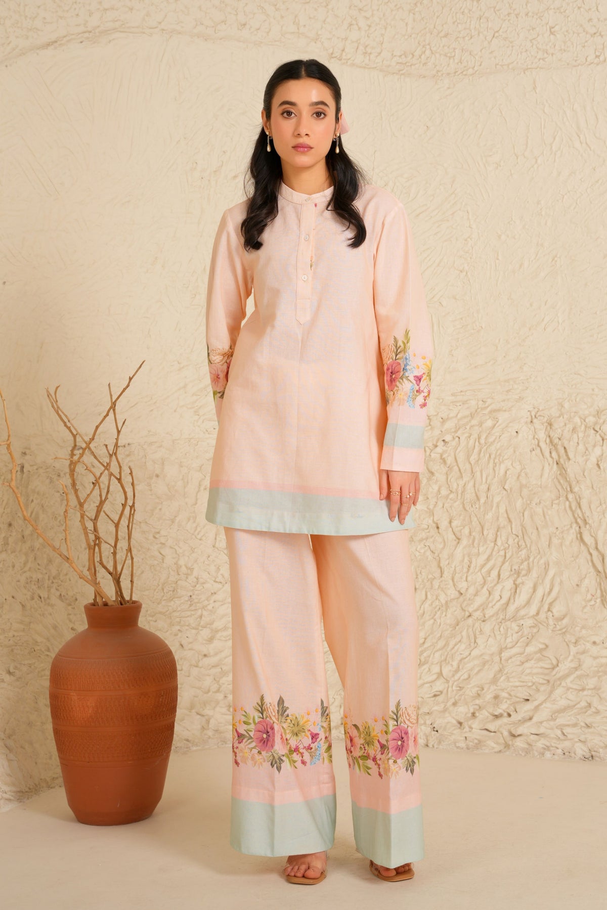 Nude Peach Co-ord Set