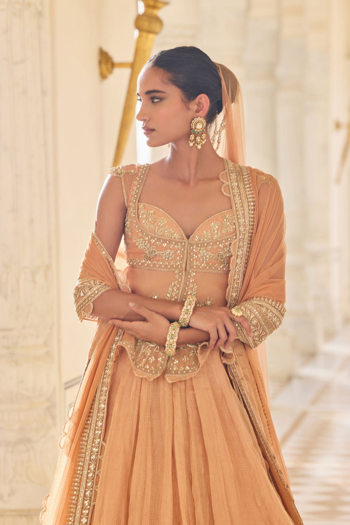 Lustre Lehenga Set