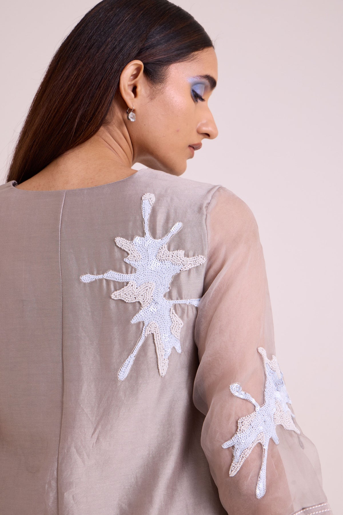 Gracie Graphite & Fern Dress