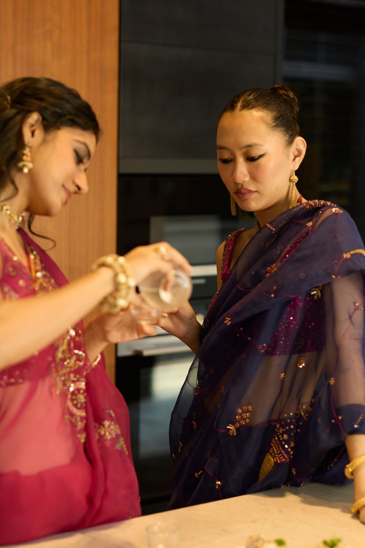 Pink Anugraha Saree