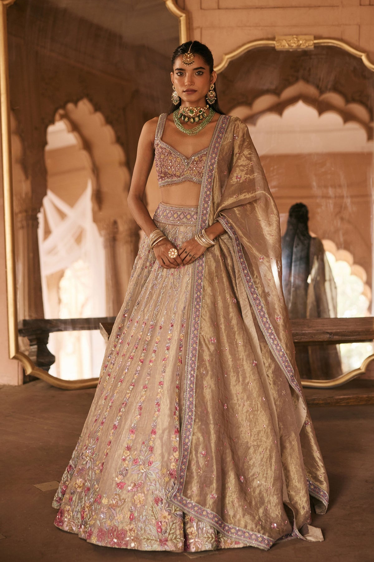 Vibrant Multi Coloured Lehenga Set
